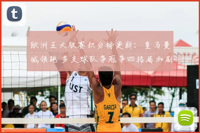 欧洲五大联赛积分榜更新：皇马曼城领跑 多支球队争冠争四格局加剧